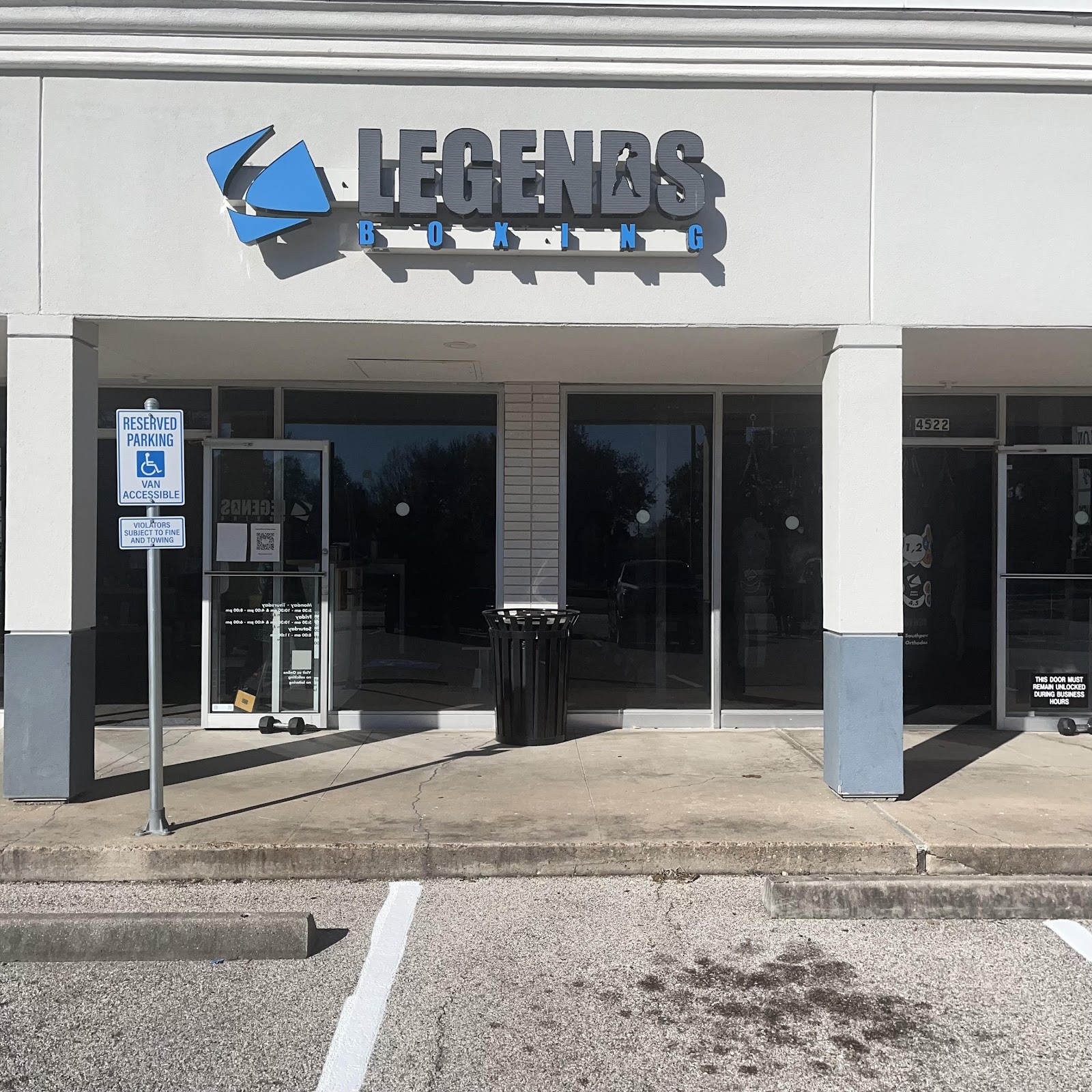 Legends Boxing Meyerland gym
