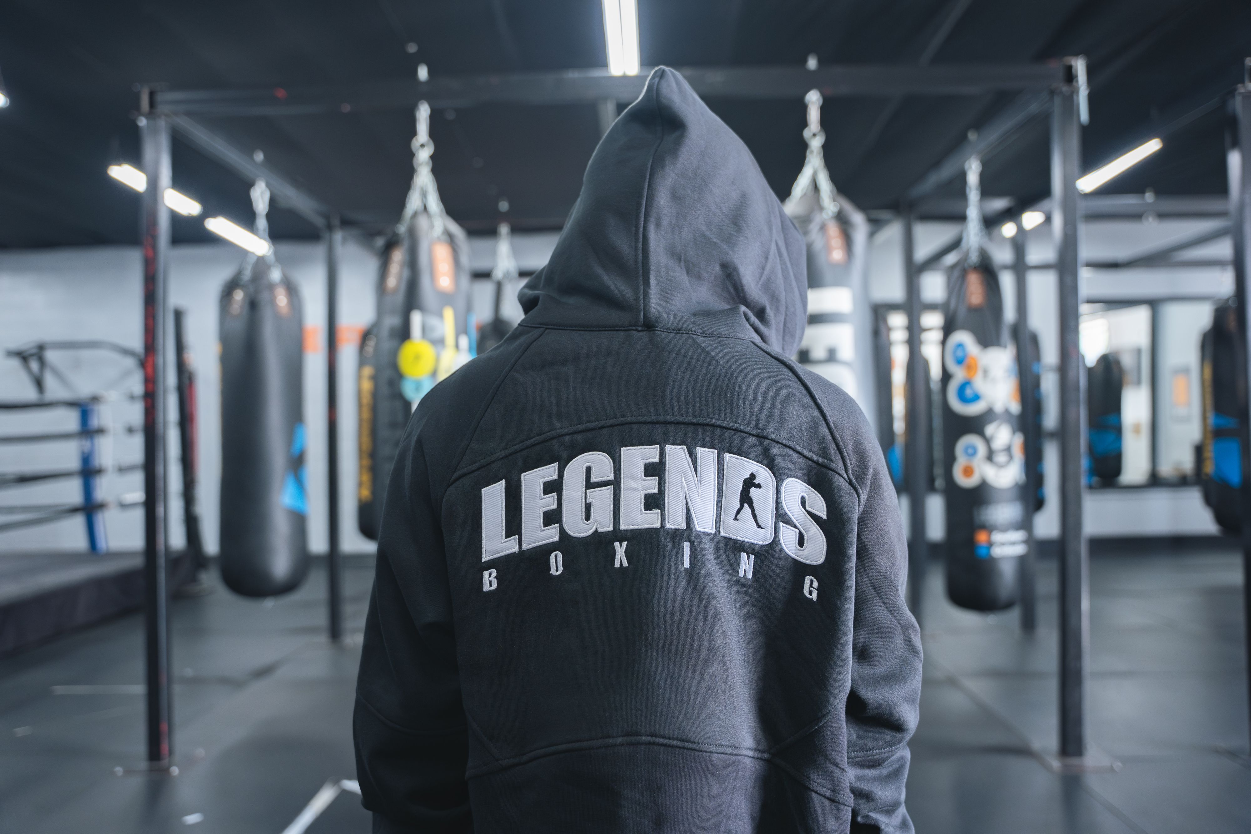 Legends Boxing member in the gym
